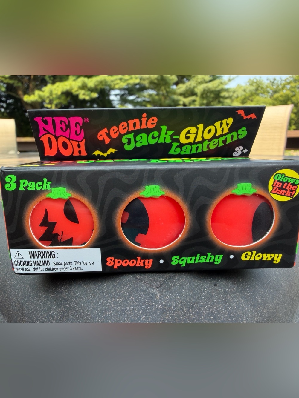 NeeDoh Teenie Jack-Glow Lanterns 3-Pack